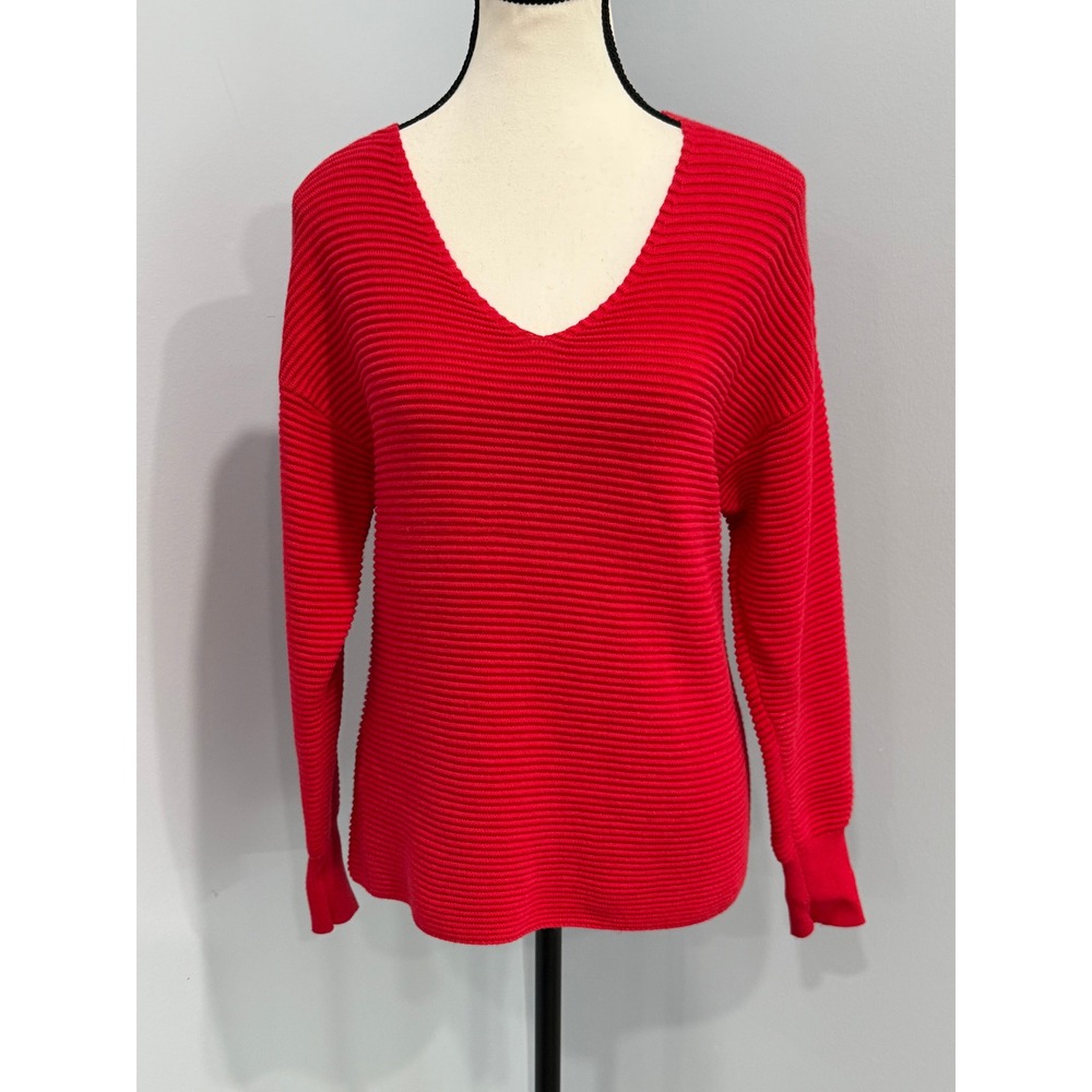 Tommy Bahama Womens XS Bonita Sequin Ottoman V-Neck Sweater